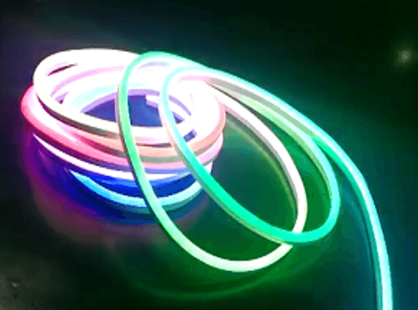 12 mm Flexible LED Neon, RGB Chasing, 24V DC, 11.5 W/m, IP67, 25 m Roll