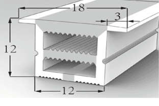 5 tapas finales con orificio + 5 tapas finales sin orificio, adecuadas para neon flex de curvatura superior 12x12mm M-N12-TB-3K-FC