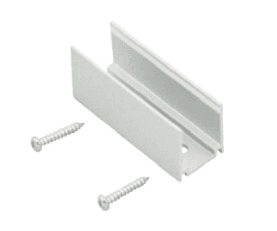 Aluminum Fixing Clip for 2-Inch Mounting Channel, M-N15 Neon Flex, Screws Included