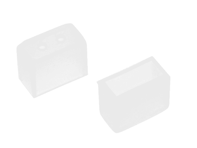 Silicone End Cap Plugs for 20mm LED Neon Flex, 4×23mm