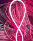 6mm LED Neon Rope Light, Light Pink, 12VDC, 8W/m, IP67, 25m Roll