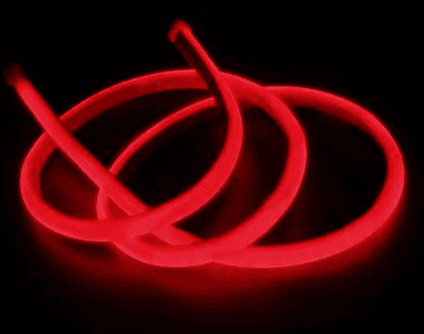 Lumipro M-N6 Series, 6mm led neon rope light, Red, 12vdc, 40watts, W6*H12mm, 5m/roll, 8watt/m, 120 chip/m, SMD2835, 450lm/m, 30,000 hour lifetime, IP67, cETLus, CE, RoHS, 3 yr warranty
