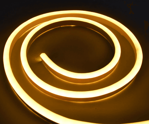 6mm LED Neon Rope Light, 3000K Warm White, 12V DC, 8W/m, IP67