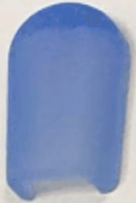 6*12MM silicone end cap blue (package:2000pcs/bag)