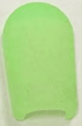 6*12MM silicone end cap green (package:2000pcs/bag)