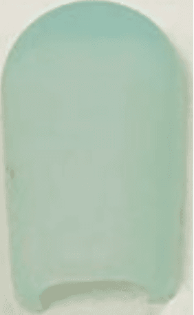 6*12MM silicone end cap Ice blue blue (package:2000pcs/bag)