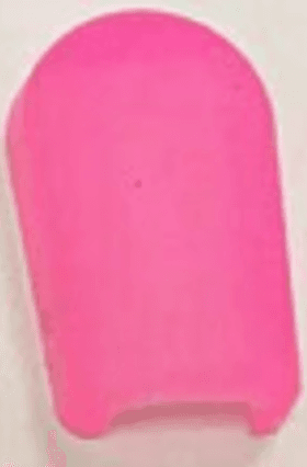 6*12MM silicone end cap pink (package:2000pcs/bag)