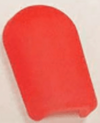 6*12MM silicone end cap red (package:2000pcs/bag)