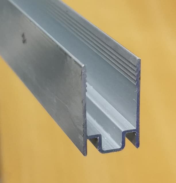 Aluminum Channel for 8mm Neon Rope Light, 2.5m Length