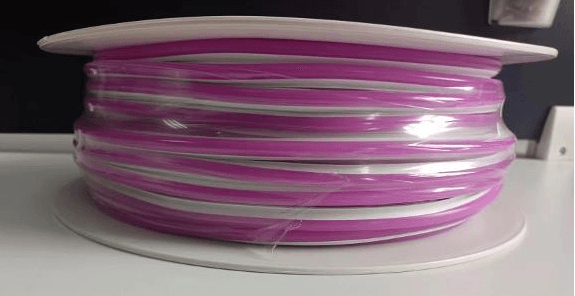 Silicone LED Strip Light, Pink, 8W/m, 120 LEDs/m, IP20, 12V – 10M Kit