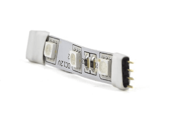 Discontinued Item- LED Strip BLUE 2in 0.05m IP20 .72 watts 3 leds strip w connectors