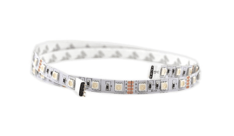 Discontinued Item- LED Strip +12V B R G 32in 1m IP20 12 watts 60 LEDs strip with connectors