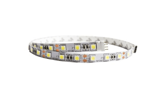 Discontinued Item- LED Strip WHITE 32in 0.8m IP20 11.52 watts 48 leds strip w connectors