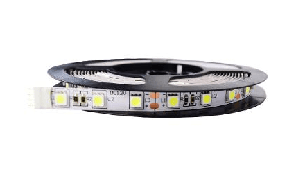 Discontinued Item- LED Strip WHITE 40in 1m IP20 14.4 watts 60 leds strip w connectors