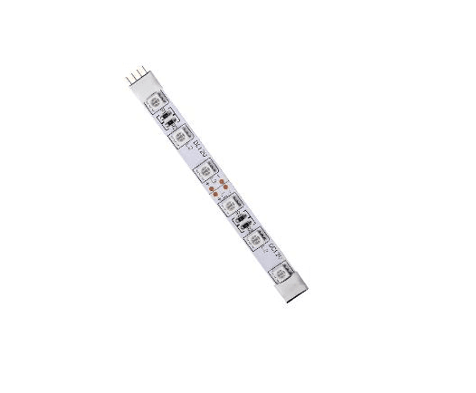 Discontinued Item- LED Strip BLUE 4in 0.1m IP20 1.44 watts 6 leds strip w connectors