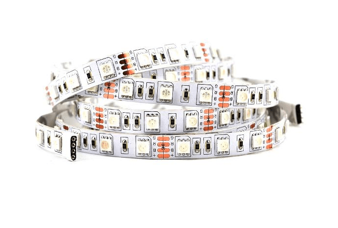 Discontinued Item- LED Strip BLUE 80in 2m IP20 28.8 watts 120 leds strip w connectors