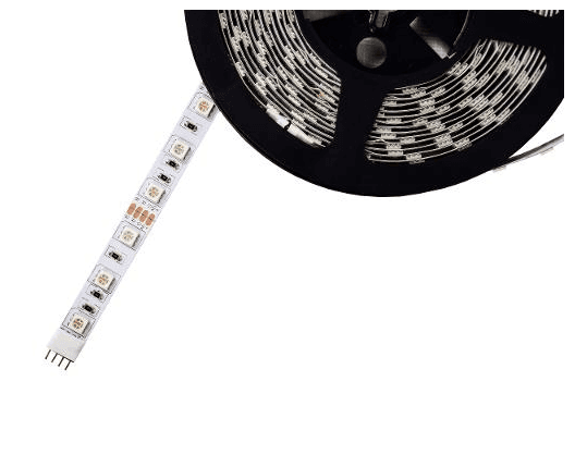 Discontinued Item- LED Strip +12 G R B 80in 2m IP20 28.8 watts 120 LEDs strip with connectors the color orden of 80in is differente then other size