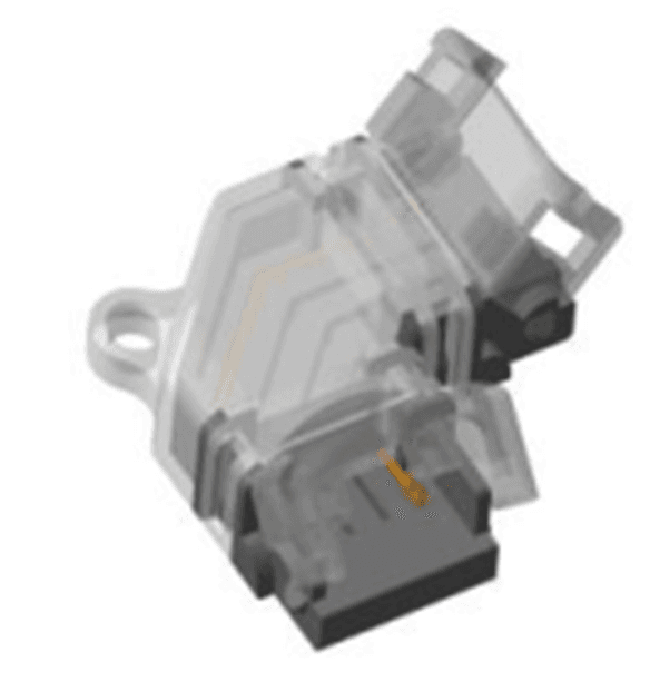 L-Connector for IP20 10mm Single-Color SMD 5050 LED Strip, Two-End (5-Pack)