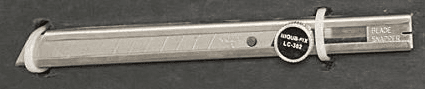 Discontinued Item- Small metal jacket blade wheel lock 5incmX degreesin