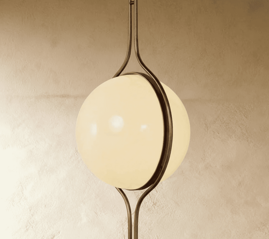 Floor-to-Ceiling Lamp, Vintage Brass, E27, 15W, 3000K Warm White