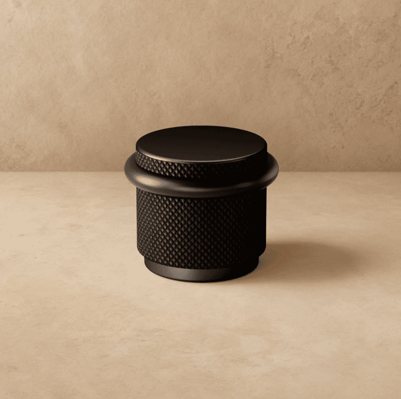 Azda Door Stop Color: Black, Dimensions: D1.4" × H1.1", Weight: 200g, 1yr Wrrty