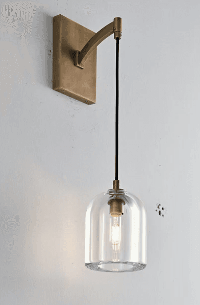Indoor LED Wall Light, 5 W, 100 lm, 3000 K Warm White, Iron and Metal Body