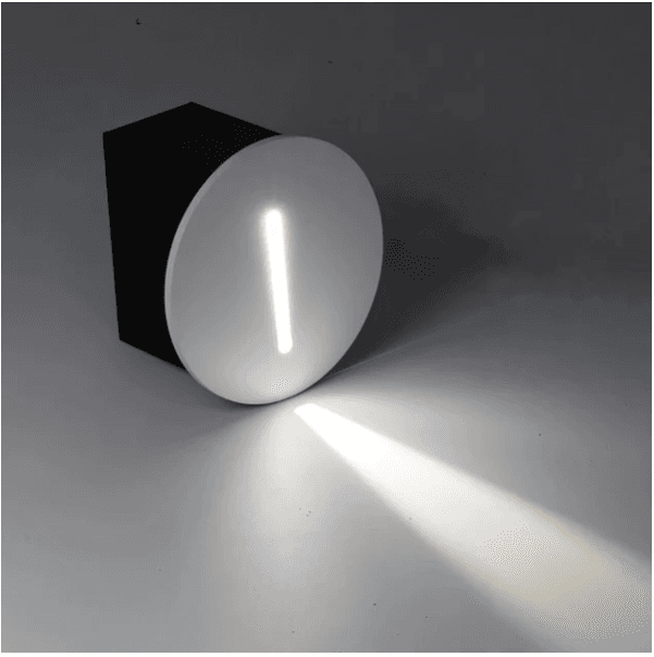Gold Aluminum Stair Light, 3W LED Step Fixture, 4000K, IP20