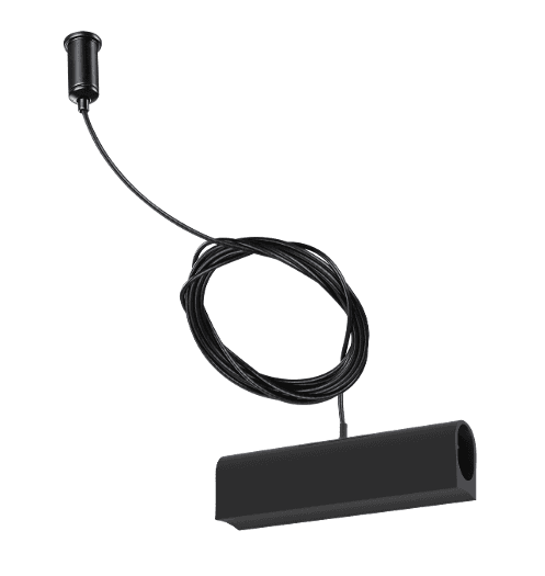 Prolink Magnetic Track Straight Connector, Black, 136 x 37 x 27 mm