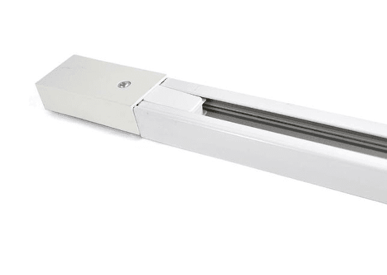 2-Circuit Track Section, 40-Inch Length, White