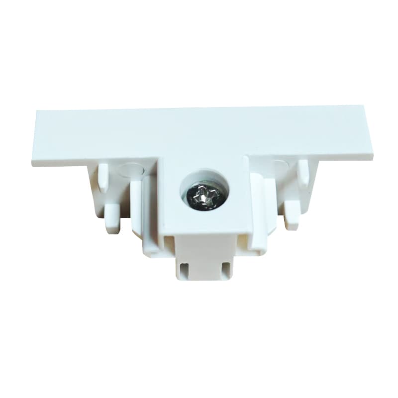 Recessed Track End Cap, White Finish, for Recessed Track Lighting Systems