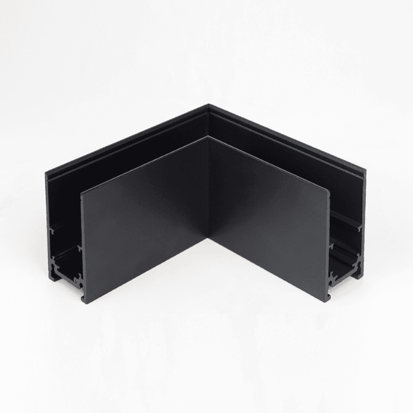 Magnetic Track Rail L-Connector, Horizontal Corner for Surface Mount, IP20