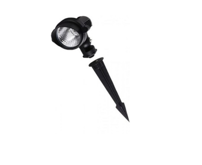 LED ground aluminum shell light w/ spike, 9 watts, AC85-265V, RGB, with remote control