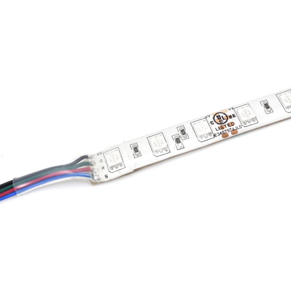 50N Series LED Tape Light, 500lm/ft, RGB, 12VDC, 16ft, CRI>80, 72W/roll, 10mm PCB