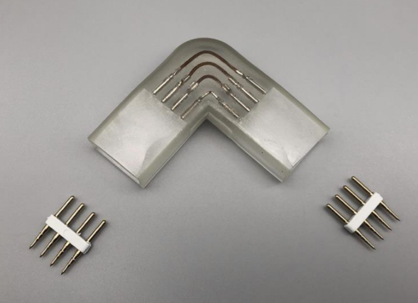 90 degree 4PIN L corner for RGB AC120V strip
