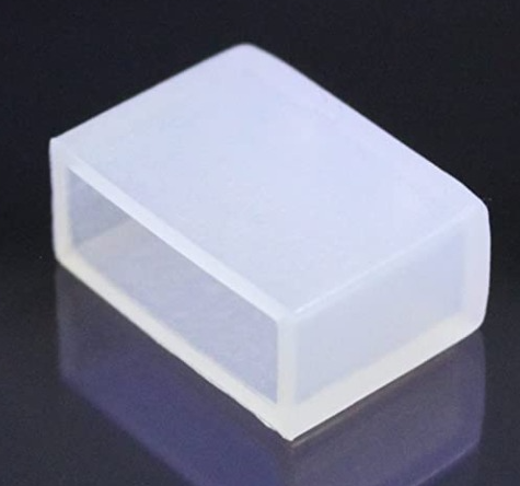 End caps for M-N6 Mini Neon. Inner Dimensions: 12mm x 4mm  PRICE / UNIT - 10pcs/bag