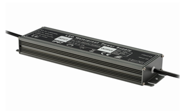 60W IP67 Constant Voltage LED Driver, 24VDC/2.5A, 170–240VAC Input, Outdoor Rated